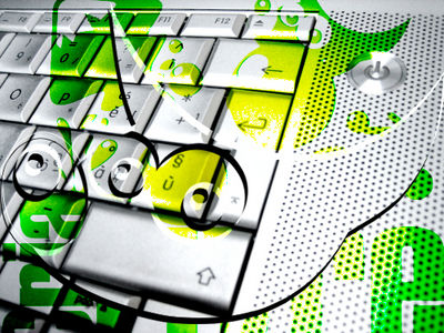 Imagem de um teclado de computador