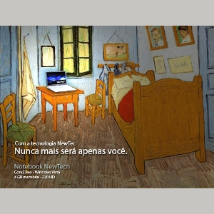 Apropriao da obra "O Quarto em Arles" de Vincent Van Gogh.