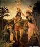 Versão do expoente do renascimento, Leonardo da Vinci, sobre o batizado de Cristo. <br/> <br/> Palavras-chave: Cristo, religião, cristianismo, da Vinci, renascimento, instituições sociais, igreja, fé.