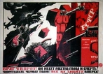 Cartaz surrealista em que uma caveira aparece em uma espcie de cachoeira. <br/> <br/> Palavras-chave: imperialismo, poder, ideologia, guerra mundial, mdia, coero, manipulao miditica, analfabetismo miditico.