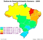 IDH brasileiro em 2000